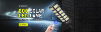 Lámpara Solar LED De Alta Potencia Para Exteriores Con Control Remoto 3 Modos Impermeable Para Jardín Y Calle Puerta De Control Solar Potente Luz Solar Exterior - details 0