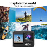 Cámara de visualización de vídeo para el Aire Libre Cámara DE ACCIÓN impermeable 170 ° Gran Angular Len Pantalla dual - details 11