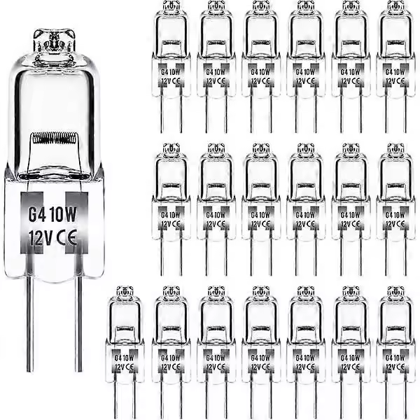 G4 halogen lamps 10W 12V - Warm white - 20 Pack - 1