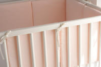 LALA - Juego de ropa de Cama para Cuna de Bebe, cerca de Algodón Puro, satélite Rosa, 30x30x6, lavado de piezas enteras. - details 2