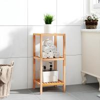 Estantería Rejilla Bambú de 3 Niveles Baño Versátil para Decoración Plantas, uso en Baño Salón con 3 Pisos, Soporte para maceta de flores para interior de Balcón Plantas de Jardines - details 3
