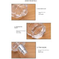 Botella De Perfume De Vidrio Cristal Transparente Vintage 50ml 100ml Recargable Portátil Para Viajes Para Mujeres Atomizador De Spraying - details 5