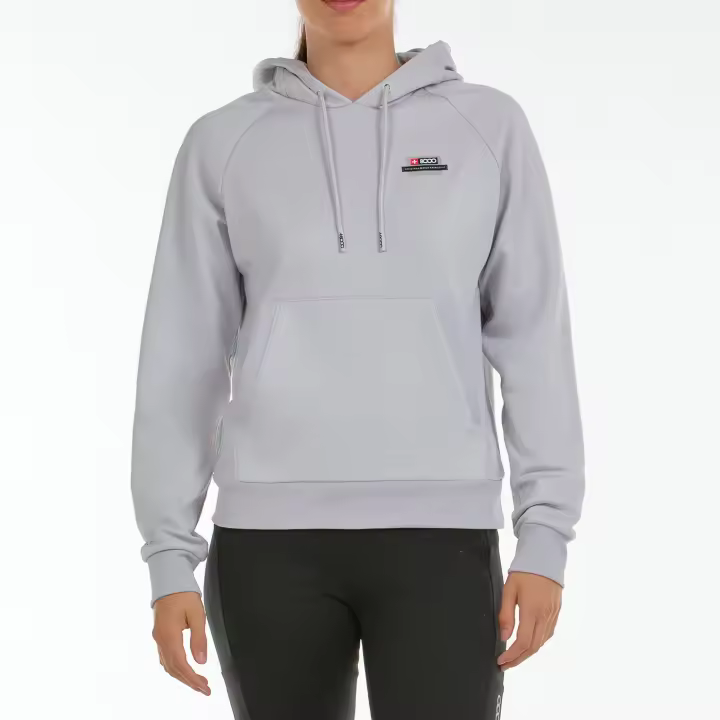 Sudadera Mujer Gris Perla +8000 - - 1