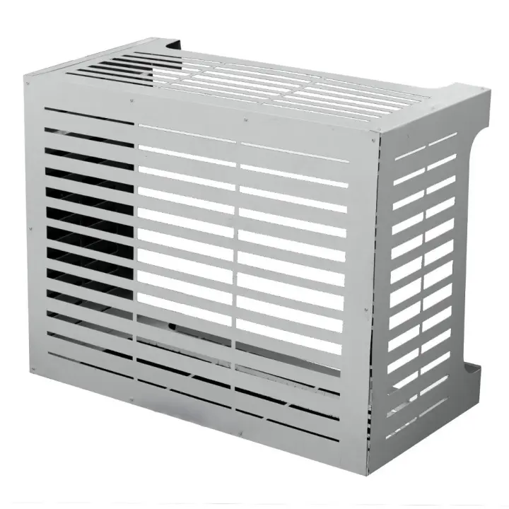 Cubierta para aire acondicionado LINEAR M Cubierta para aire acondicionado de Aluminio Blanco L86 X P44 X H68 cm - 1