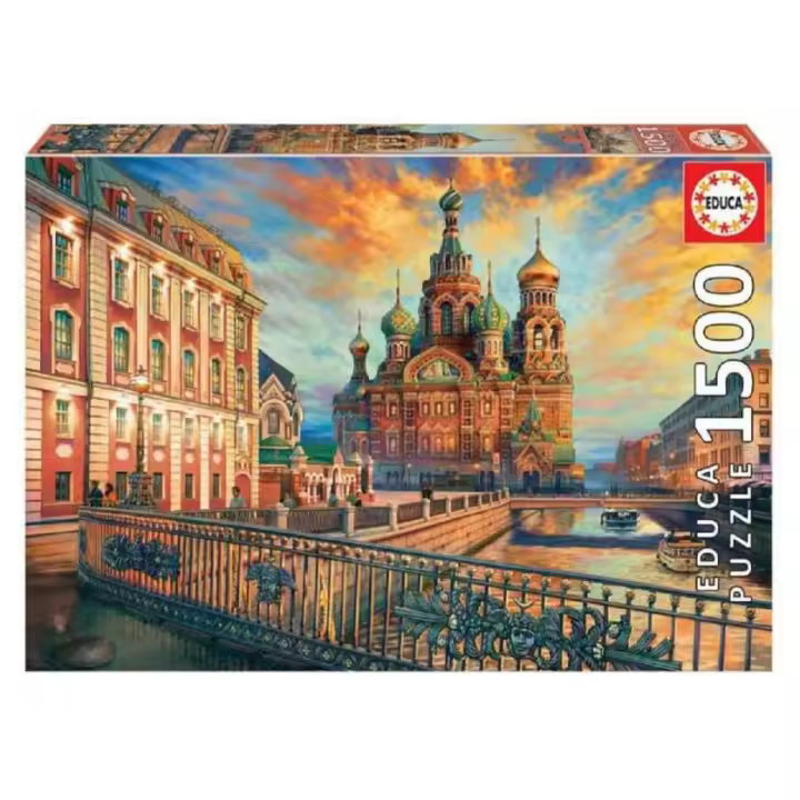 Puzzle 1500 piezas San Petersburgo - Rusia Educa Borras - 1