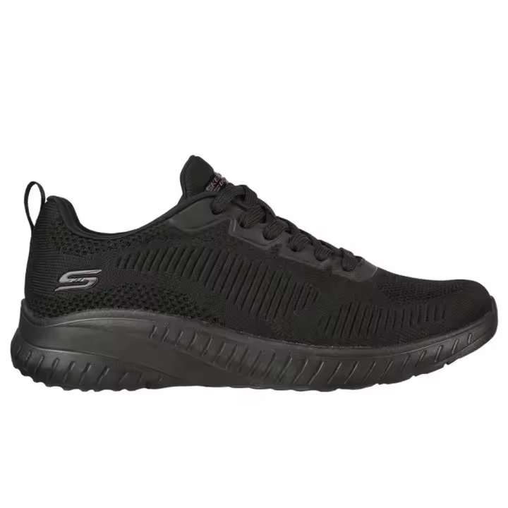 Zapatillas Negras Skechers BOBS Sport Squad Chaos - Face Off - 1