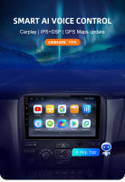 AWESAFE PX9 inalámbrico CarPlay Android Auto Radio para Volvo S80 1998 1999 2000 2001 2002 2003 2004 2005 2006 coche reproductor multimedia GPS 2 din autoradio volante controles RDS Bluetooth - details 0