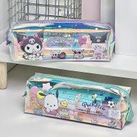 Estuche De Lápices Sanrio Black Beauty Cinnamon Melody Para Niñas Estudiante Organizador De Suministros Escolares Anime Bag - details 1