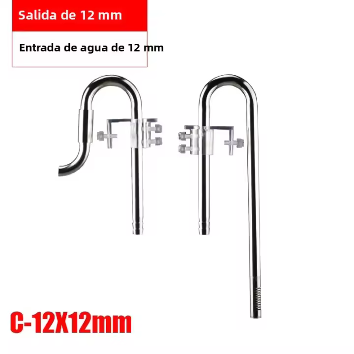 Filtro De Acero Inoxidable ZRDRA Para Acuario Accesorios Externos Inlet Y Outlet Para Eliminar Película De Aceite Tubo De Lirio - 1