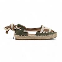 Calzados Soraia Sandalia Mujer Cuña Yute Espardeñas Planas con Lazos Moda Primavera y Verano Cómodas Elegantes Tendencia - details 8