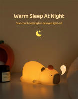 Lámpara De Noche De Silicona Capibara Para Niños Luz De Dormitorio Recargable Por USB Decoración Animal Táctil Para El Lecho - details 34