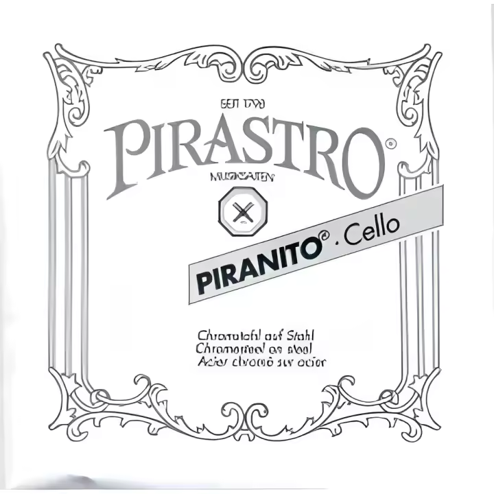 CUERDA VIOLONCELLO-Pirastro (Piranito 635300) (Acero/Cromo) 3ª Medium Cello 4/4 (G) Sol (Una Unidad) - 1