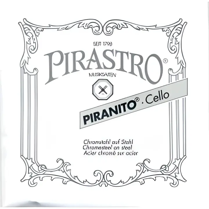 CUERDA VIOLONCELLO-Pirastro (Piranito 635300) (Acero/Cromo) 3ª Medium Cello 4/4 (G) Sol (Una Unidad) - 1