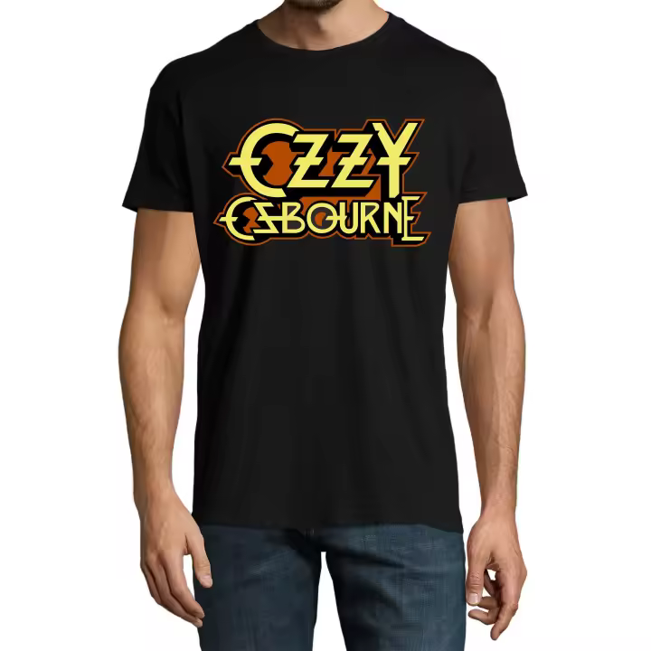 Black Sabbath - Ozzy Osbourne -  John Michael Osbourne - vocalista  Black Sabbath -Camiseta heavy metal - algodón  unisex - 1