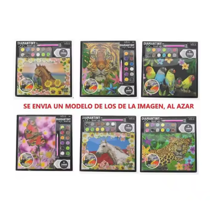 Nice Group Juego Educativo Decora Perlas Animales Diamantiny Surtido - 1