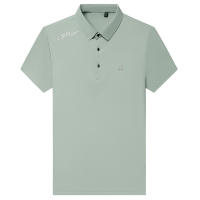 Camisa Polo Casual Para Hombre Con Insignia De Color Sólido Transpirable Y Cómoda Versátil Para Negocios Estilo Moderno - details 18