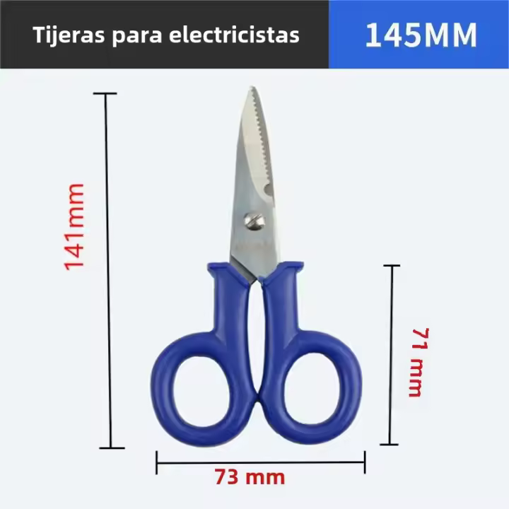 Tijeras De Acero Inoxidable De 5.5 Pulgadas Para Eléctricos Herramientas De Desenrollado De Cables Herramientas De Cortar Para El Hogar - 1
