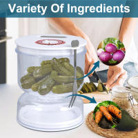 Juego De Jarra De Escabeche Con Cuchara 200ml Hermetico Y Antigrado Contenedor De Ajo Con Herramienta De Separador De Jugo Y Válvula De Escape - details 4
