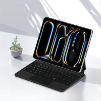 Teclado Mágico Con Retroiluminación Para iPad pro 13 2024 Cubierta Inteligente Compatible Con Idiomas Español Portugués Árabe Alemán Y Francés - details 18