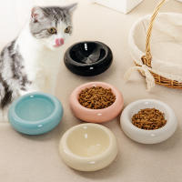 Tazón De Gato De Cerámica Antideslizante Dispensador De Alimentos Y Agua Divertido Y Bonito Para Mascotas En Casa - details 0