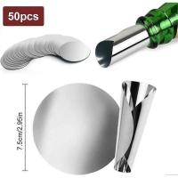 Paquete de 50 Goteo-Placas de vertedores de vino, vertedor de vino por Goteo de vino vertedor papeles rebanadas de vino - details 0