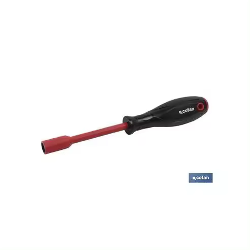 Cofan Destornillador Vaso Aislado 1000v Sw 10mm - Aislamiento de 1000v - Ideal para Trabajos Eléctricos - 1