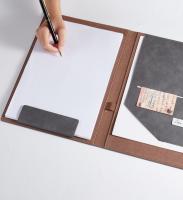 Carpeta De Negocios A4 En Cuero Para Firmar Contratos Y Almacenamiento De Datos Carpeta De Archivo Con Clip - details 11