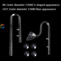 Pipérola De Vidrio Para Acuario Mini Nano Filtro De Agua Skimmer Superficie Inflación Y Eflujo 13mm 17mm Para Plantas Y Tanques De Calidad ADA - details 9
