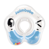 JINGPOU - Anillo de natación para bebé, anillo de cuello inflable para bebé recién nacido, anillo de baño para bebé con forma de pétalo - details 2