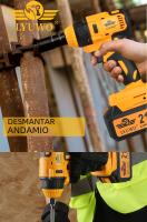 LYUWO Llave De Impacto Eléctrica 380NM Sin Escobillas Herramienta De Reparación Automotriz Compatible Con Batería Makita - details 6