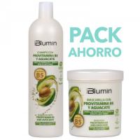Tahe Pack efecto anti-frizz Aguacate y Provitamina B5 / Champú 1000 ml + Mascarilla ml / Cabellos normales o teñidos. - details 0
