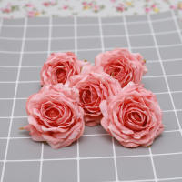 5pc Flores Artificiales De Seda Rosa Para Decoración De Hogar Fiesta De Navidad Boda Cumpleaños DIY De Flores Falsas Calidad Alta - details 10