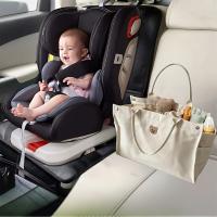 Versatile Canvas Parent Bag - Spacious Diaper & Youngsters Essentials Organizer with Multiple Carry Options, Perfect for Moms on the Go Gl - details 1