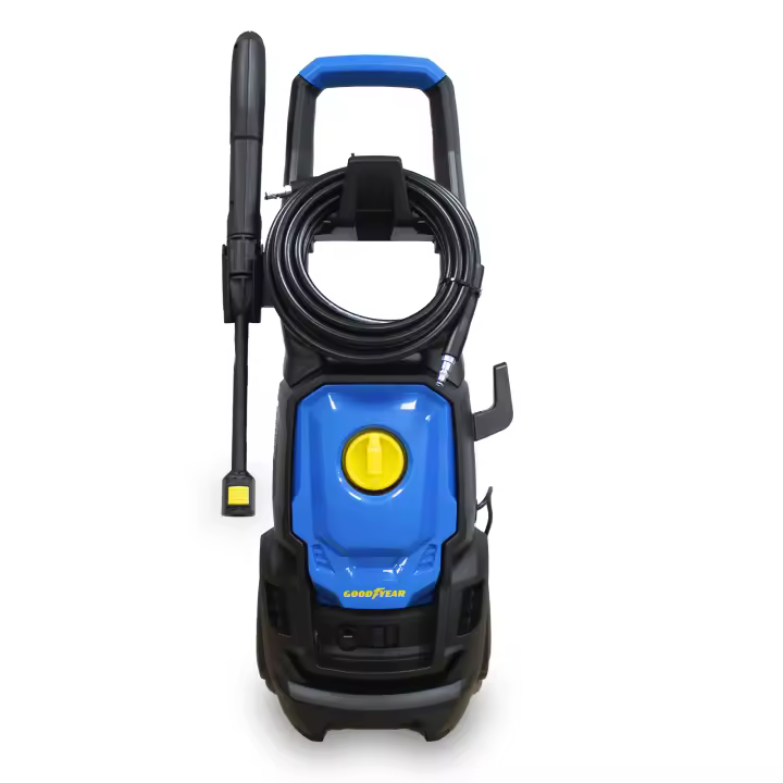 Hidrolimpiadora Goodyear GY1802PW - 1800W, 2030 PSI, 420 l/h, Agua 50°C, Paro Total, Manguera 5m, Lanza Ajustable, Ruedas - 1