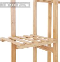 Estantería para Plantas 6 Niveles Macetas de Bambú Decorativa: Escalera para Flores Vertical Soporte Estante para Esquina Exterior Interior Balcón Jardín Salón Aire Libre Decoración Casa Hogar40 x 20,2 x 121,9cm - details 4