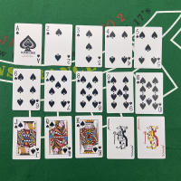 2pcs/Lote Tarjetas De Poker Texas Hold'em Impermeables En PVC Plástico Juego De Mesa Nariz Estrecha Tamaño 2.28x3.46 Pulgadas - details 2