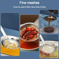 Filtro De Malla Para Hot Pot Percolador De Alimentos Fritos Escurre Grasa Espátula Para Cocina Herramienta De Eliminación De Espuma Y Grasa - details 9