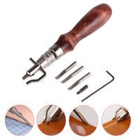 Herramienta Multifuncional De Piel Profesional 7 En 1 Para Manualidades Y Costura Ajustable Con Ranuras Y Pliegues Para DIY - details 6
