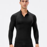 Camiseta De Compresión Para Hombre Con Manga Larga Para Correr Ropa De Gimnasio De Otoño T-Shirt Fina De Fitness Secado Rápido Camiseta De Musculación - details 4