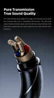 QKZ Hi7T Auriculares Inalámbricos Con Cable De 3.5mm Estéreo HD Micrófono Cancelación De Ruido HIFI Auriculares Intraauriculares Dinámicos Para Música Escenario Juego - details 13
