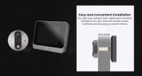 Timbre inalámbrico con video WiFi, Tuya 1080P, timbre electrónico inteligente inalámbrico con video WiFi, monitoreo HD, intercomunicador bidireccional para teléfono móvil - details 9