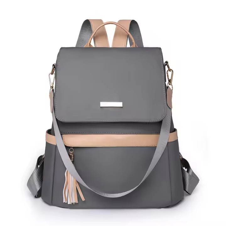 Mochila Urbana de alta gama de Nailon, mochila de gran capacidad para Mujer. - 1