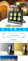 Lámpara De Calle LED Impermeable IP66 500W 400W 300W 200W 100W 50W Para Exterior Fuente De Luz LED Fuente De Iluminación Contemporánea 220V - details 0