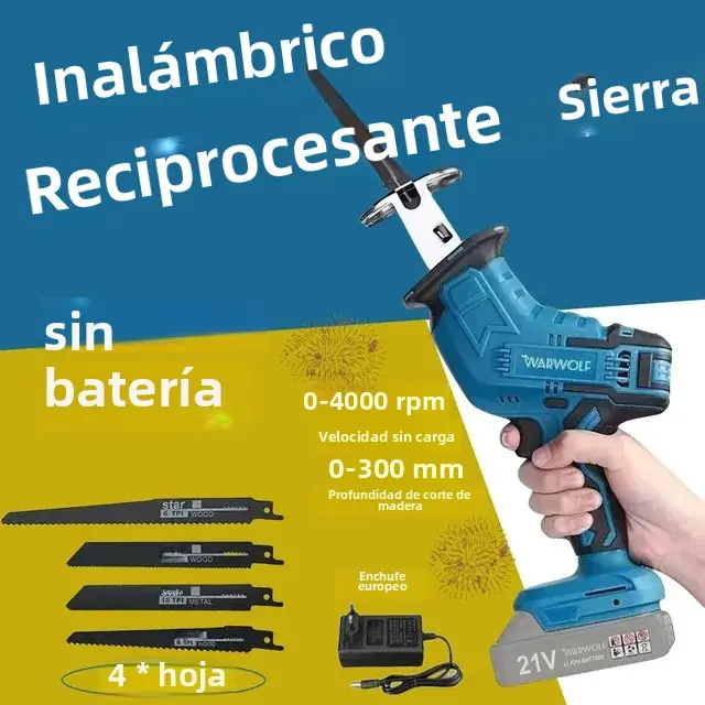 Sábanas Eléctricas Reciprocantes Sin Cable Para Batería Makita Herramientas De Corte Para Madera Metal PVC Uso DIY En El Hogar - 1