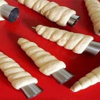 Molde Para Crema De Hornear De Acero Inoxidable No Adhiere 6pcs Perfecto Para Pastelillos Croissants Y Más - details 0