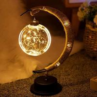Lámpara de noche inteligente Lámpara de Luna LED Alimentación por USB Lámpara de Luna conmemorativa - details 3