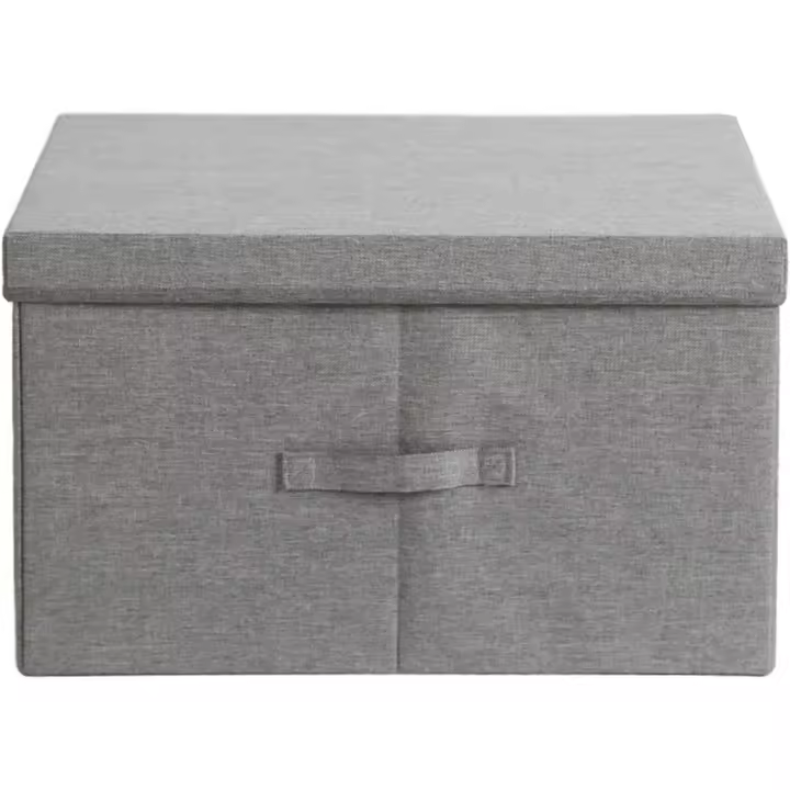 Caja De Almacenamiento Grande, Cajas De Almacenamiento con Tapas, Caja De Almacenamiento De Ropa, Caja Plegable De Tela - 1