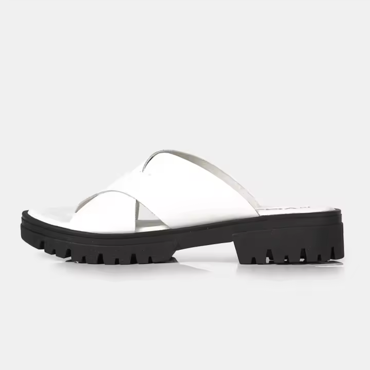 1990s Sandalias de Mujer de Piel Genuina con Plataforma Cómoda - 1