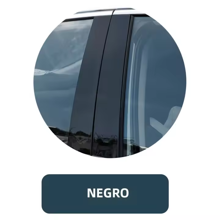 Cubierta De Columna De Puerta En Fibra De Carbono Para Nissan Sentra B16 2006-2012 Adorno De Estilo De Cromo Para Automóvil - 1