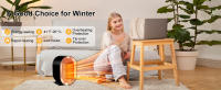 Ventilador Eléctrico Portátil Para Calentamiento Rápido 1200W PTC Para El Hogar Baño Sala De Estar Oficina Aire Acondicionado Mini Calentador - details 0